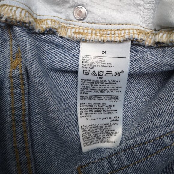 Old Navy Ladies Size 24 High Rise OG Loose Medium Wash Button Closure Jeans - Picture 7 of 14